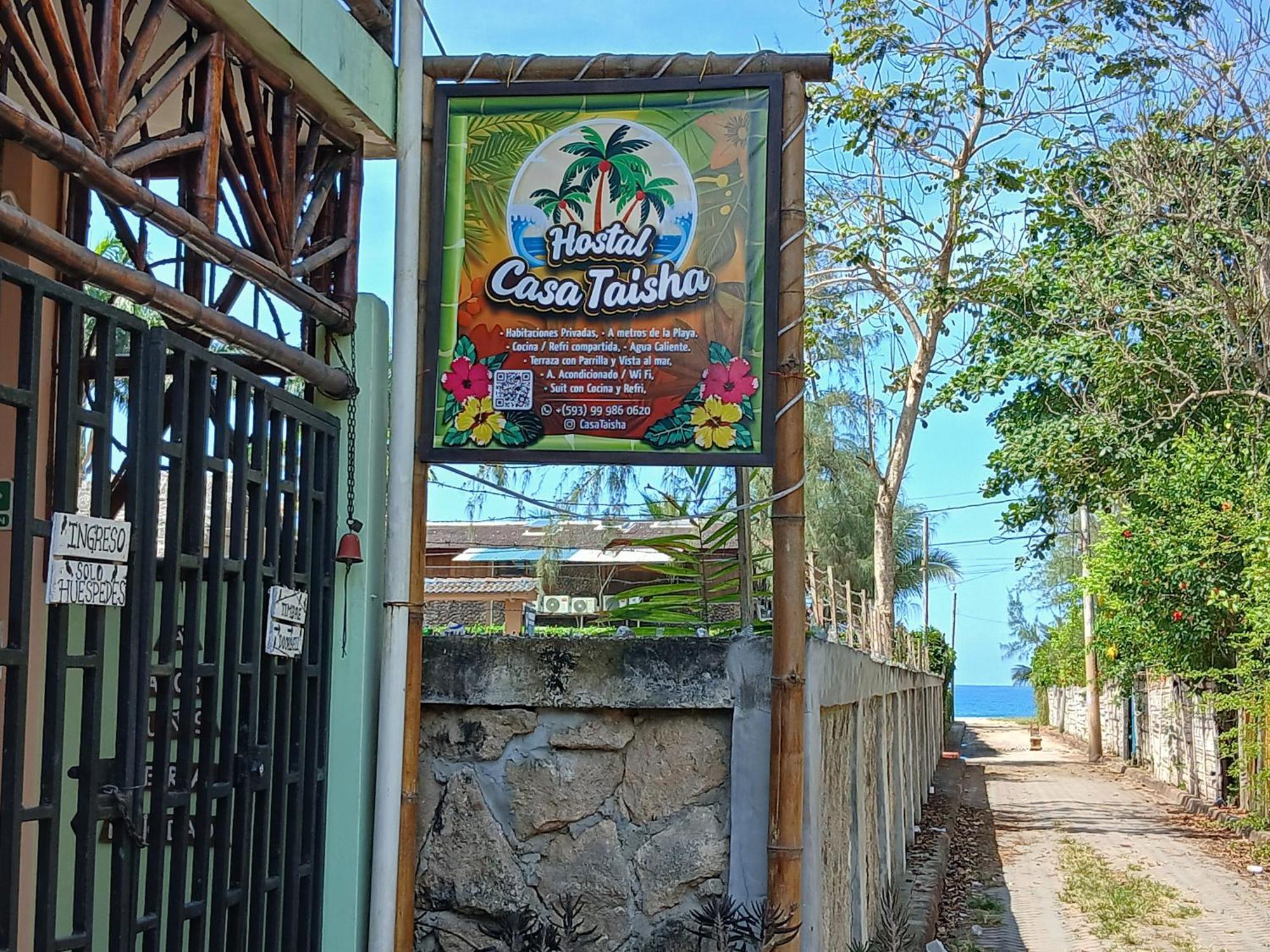 Hostal Casa Taisha Montanita Bagian luar foto